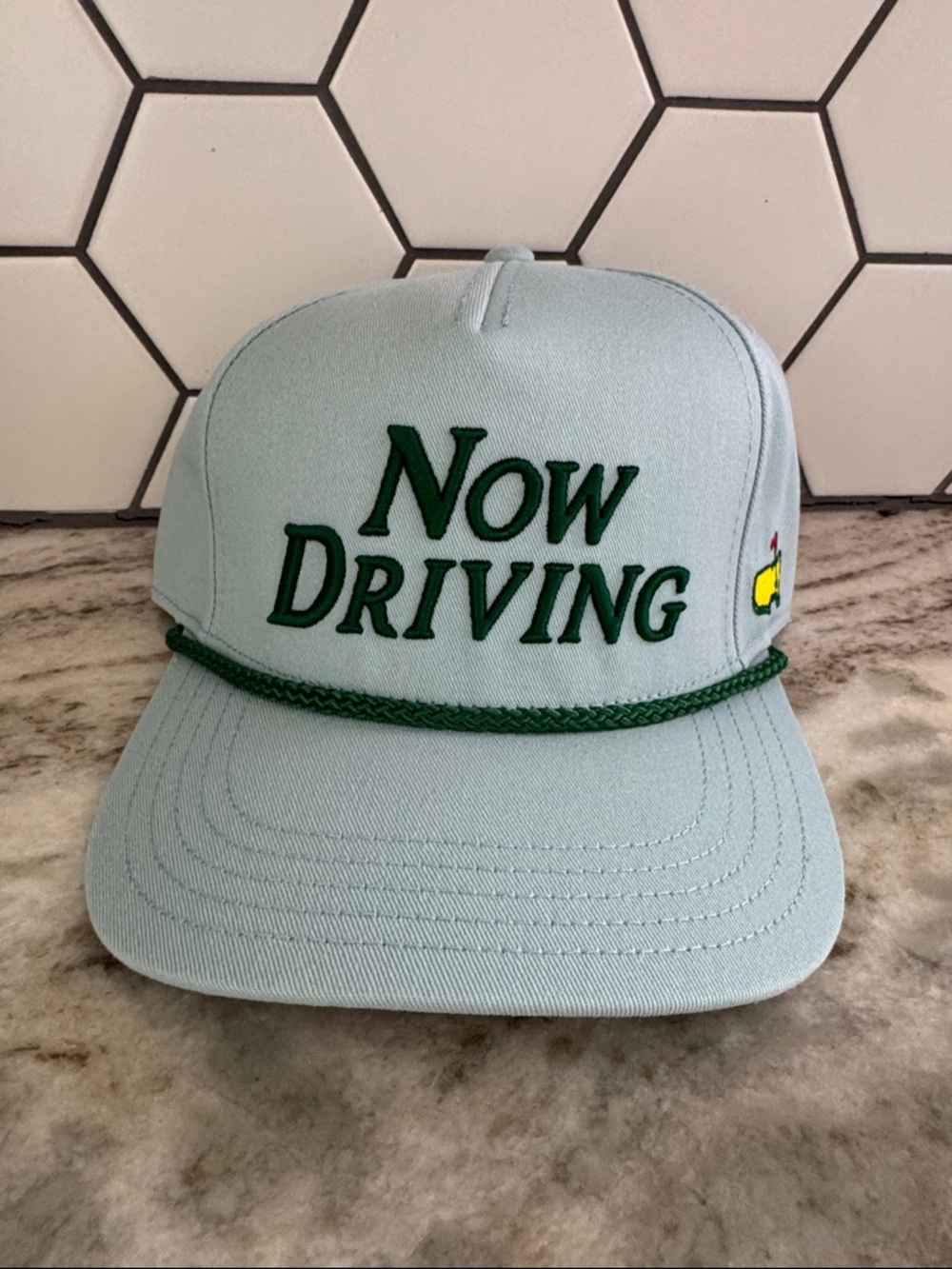 2026 Masters Now Driving Rope Trim hat